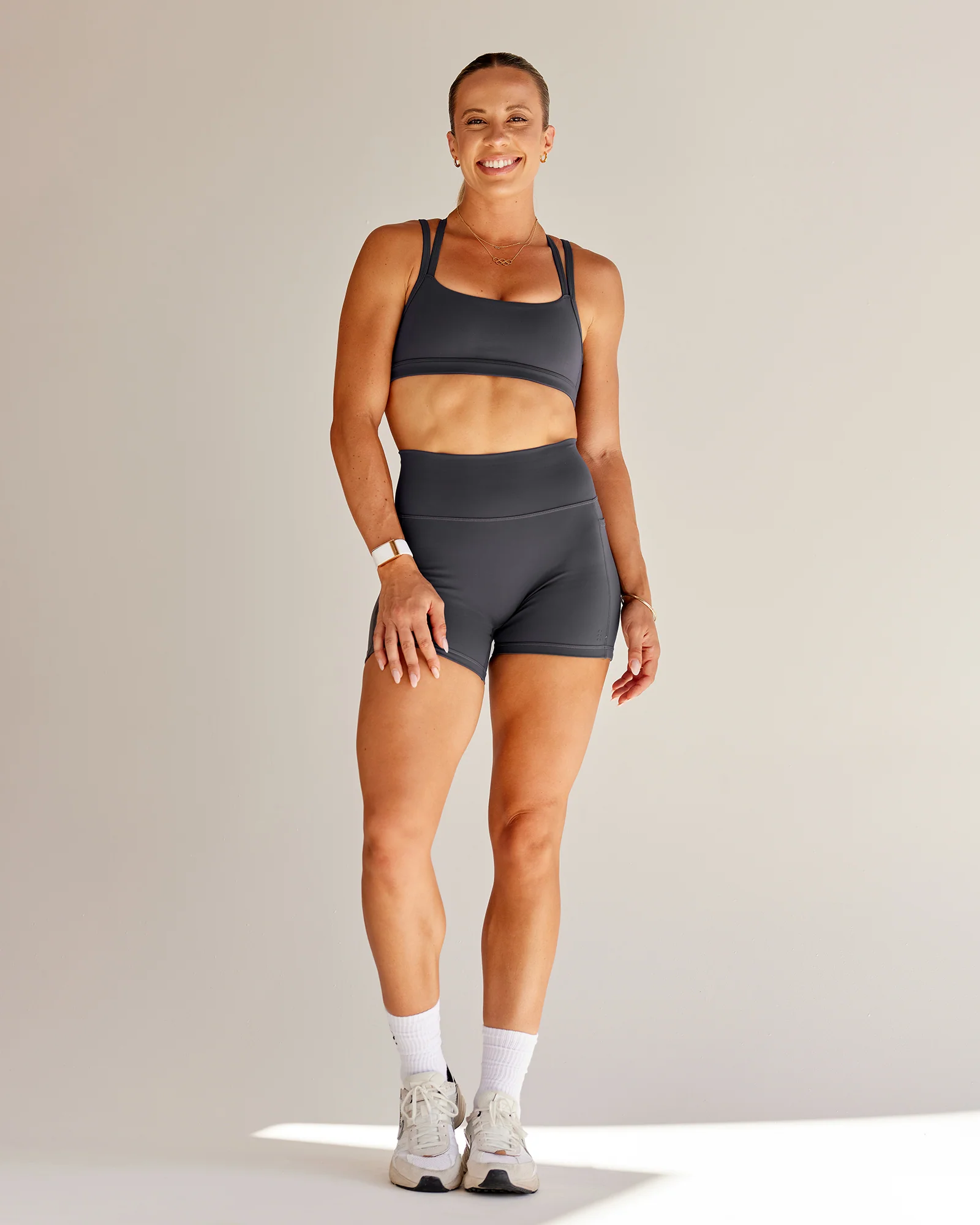 Bree Masters Velocity Sports Bra - Stormy