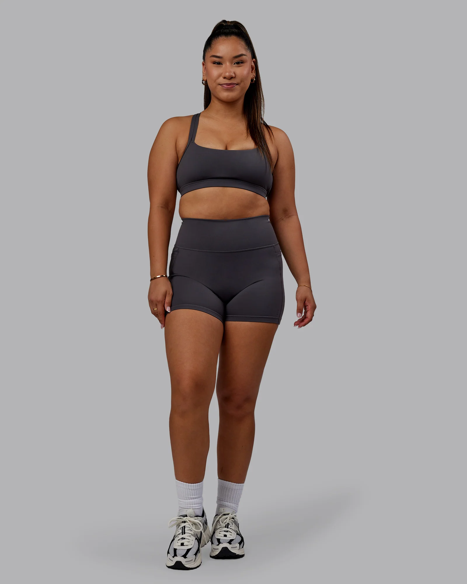 Bree Masters Velocity Sports Bra - Stormy