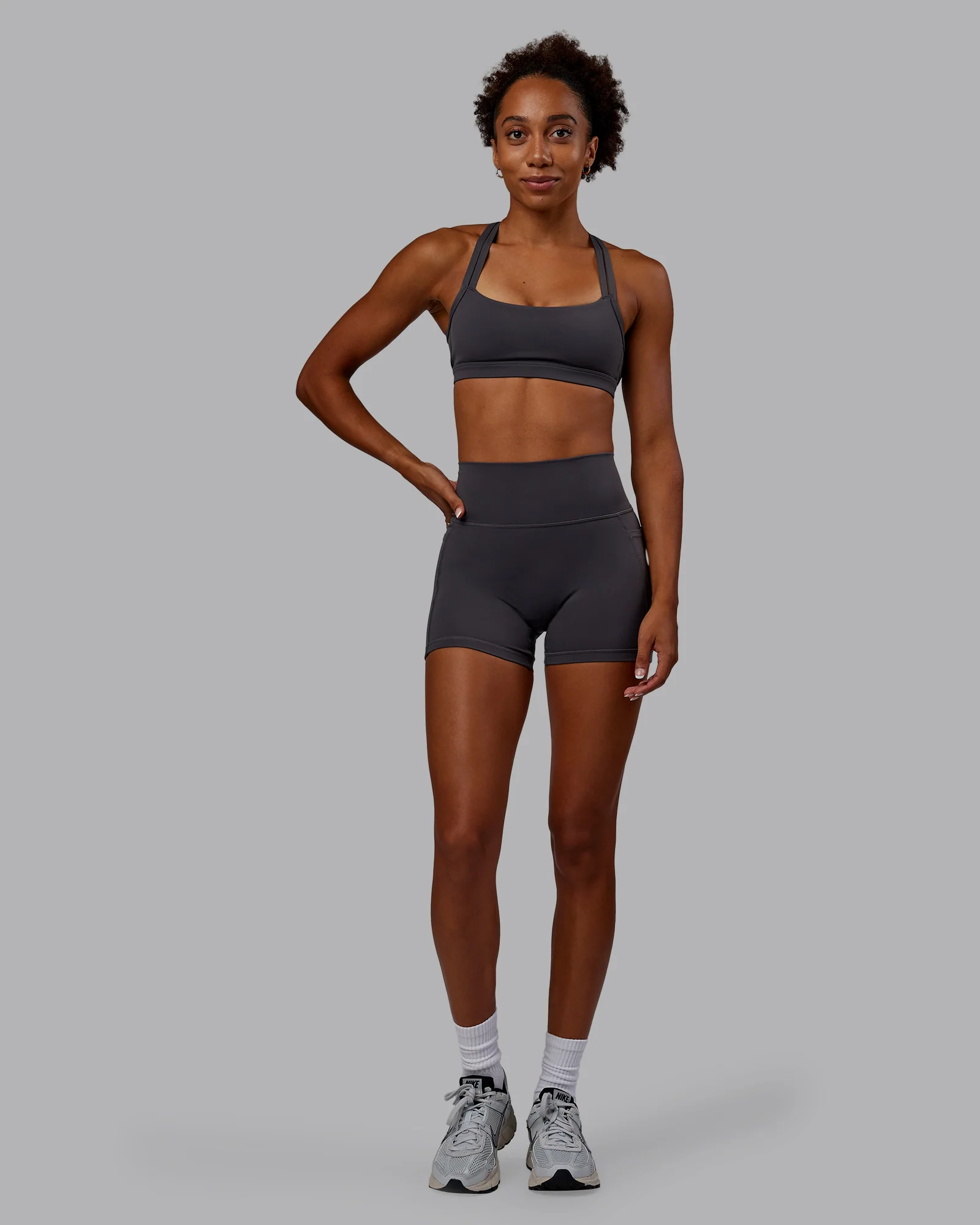 Bree Masters Velocity Sports Bra - Stormy