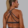 Bree Masters Velocity Sports Bra - Stormy