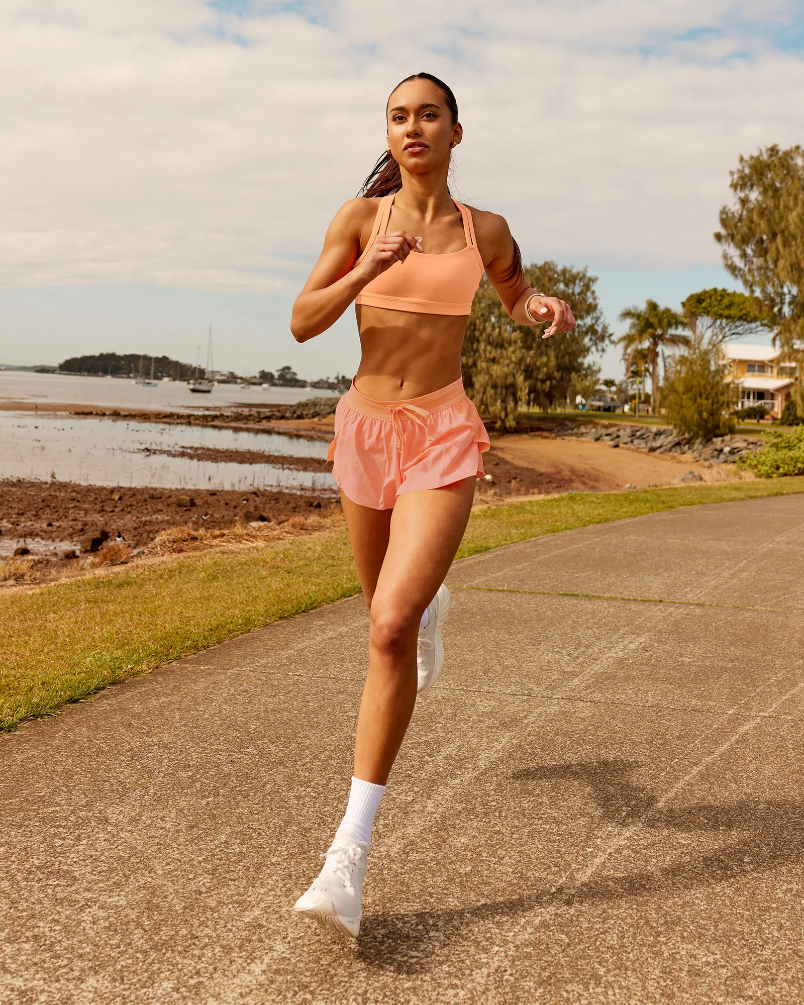 5847-velocity-sports-bra-cantaloupe-5.webp Velocity Sports Bra - Cantaloupe