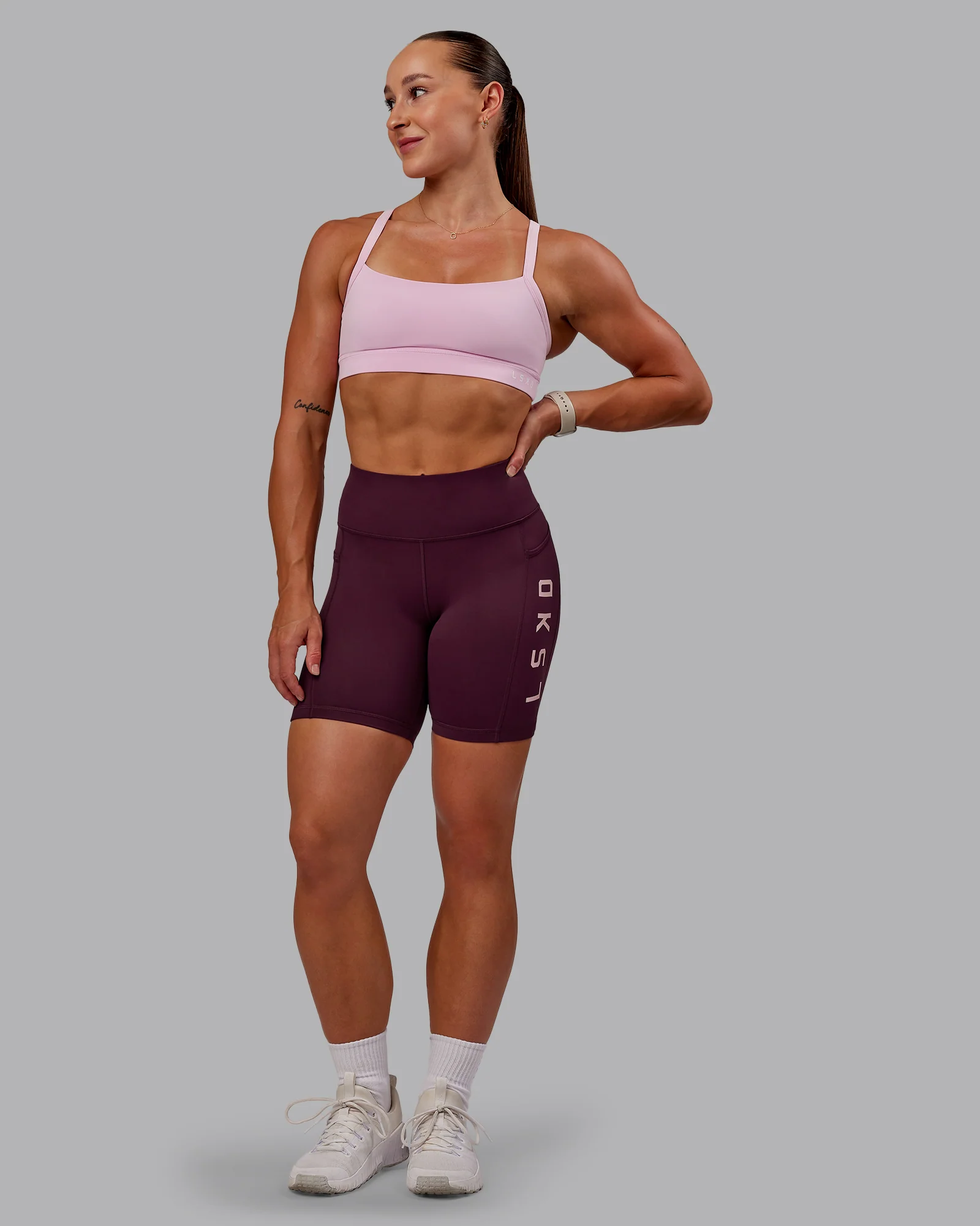 5892-rep-ultra-high-rise-6-short-pockets-cherry-lacquer-marshmallow-2.webp Rep Ultra High-Rise 6" Short Pockets - Cherry Lacquer-Marshmallow