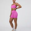 Fusion Ultra High-Rise 6" Short Pockets - Ultra Fuchsia