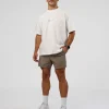 Trust The Process Heavyweight Unisex Oversized Tee - Off White-Electric Indigo