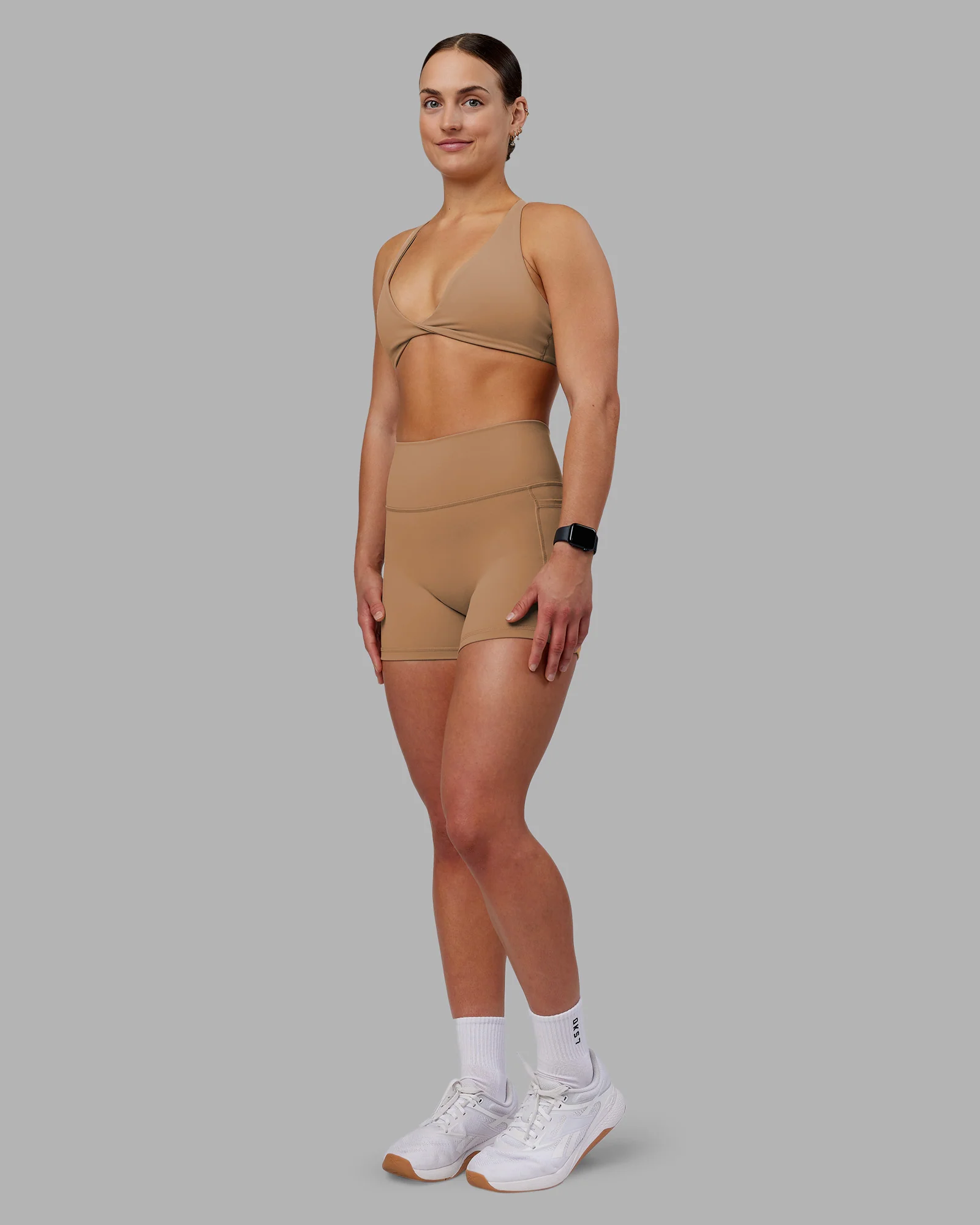 Agile Sports Bra - Warm Smoke