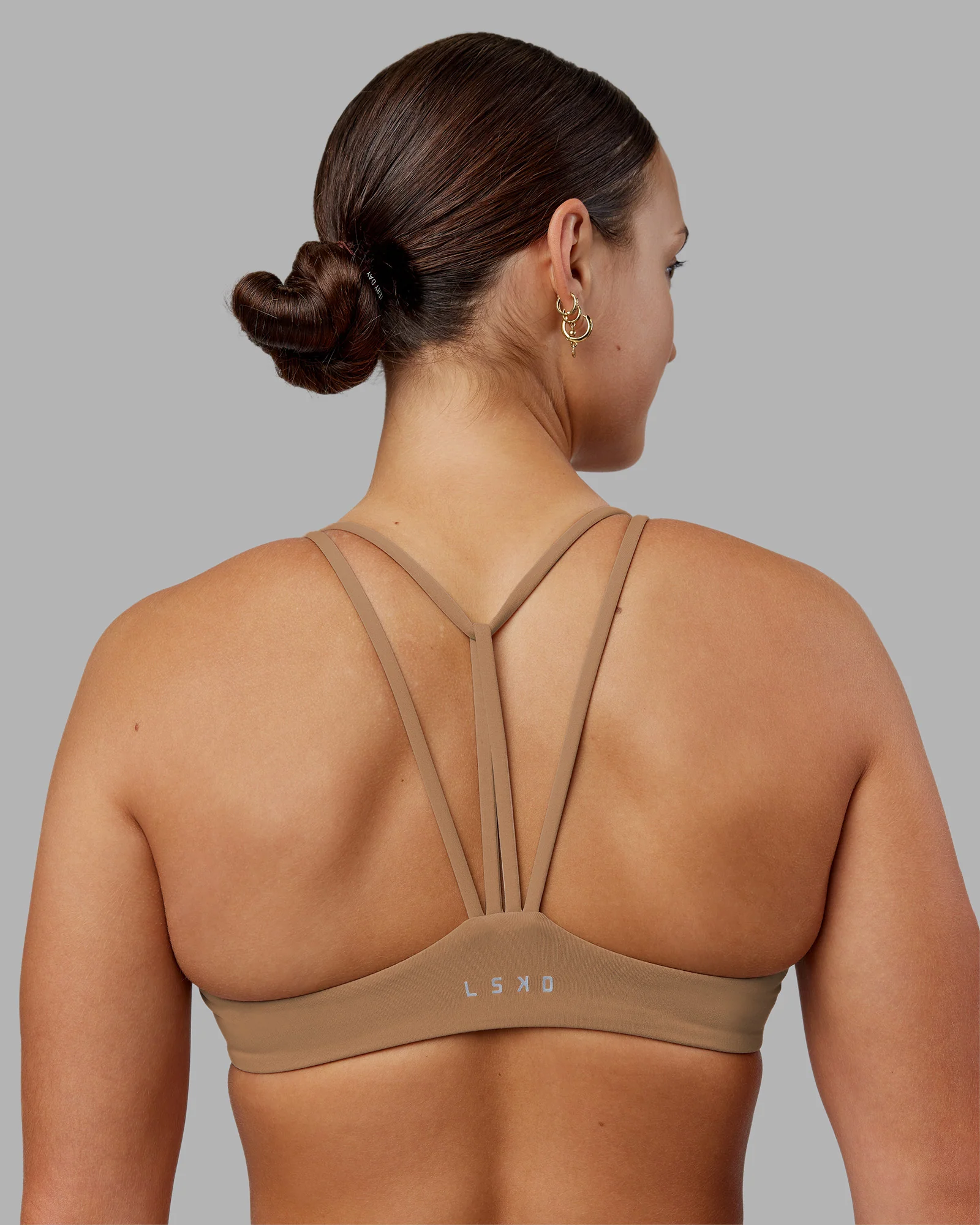 Agile Sports Bra - Warm Smoke