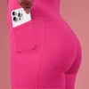 Fusion Ultra High-Rise 4" Short Pockets - Ultra Pink
