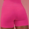 Fusion Ultra High-Rise 4" Short Pockets - Ultra Pink