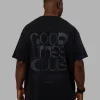 6063-variation-heavyweight-flxcotton-oversized-tee-black-black-2.webp Variation Heavyweight FLXCotton Oversized Tee - Black-Black
