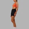Rep Ultra High-Rise 6" Short Pockets - Black-Ultra Orange
