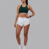 Accelerate Sports Bra - Dark Moss