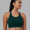 Accelerate Sports Bra - Dark Moss