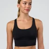 Circuit Longline Sports Bra - Black
