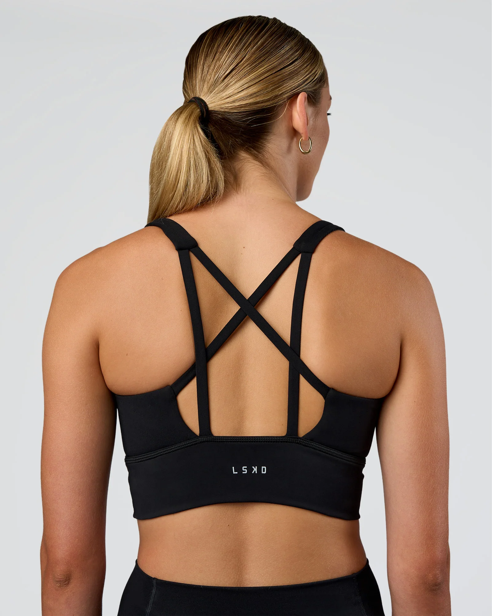 Circuit Longline Sports Bra - Black