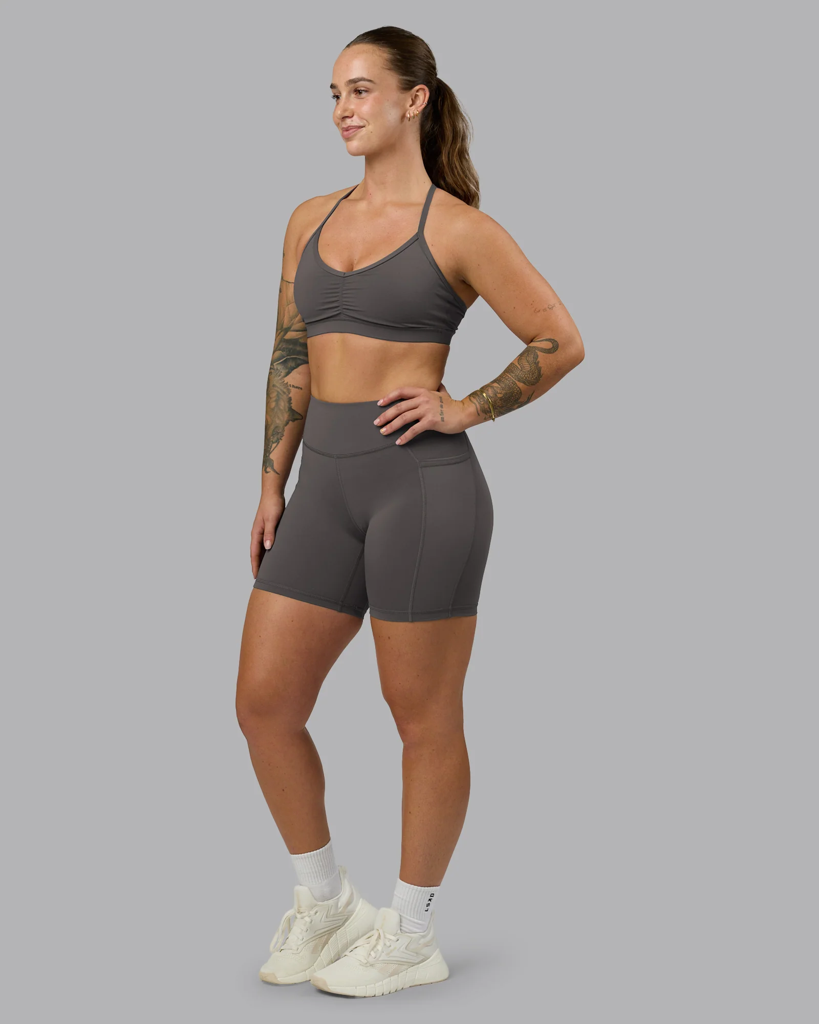 Clarity Sports Bra - Dark Storm