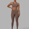 Fusion Ultra High-Rise Full Length Legging Pockets - Deep Taupe