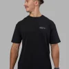6161-today-s-run-flxcotton-oversized-tee-black-white-4.webp Today's Run FLXCotton Oversized Tee - Black-White