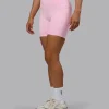 Fusion Ultra High-Rise 6" Short Pockets - Pale Pink