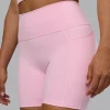 Fusion Ultra High-Rise 6" Short Pockets - Pale Pink
