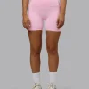 Fusion Ultra High-Rise 6" Short Pockets - Pale Pink