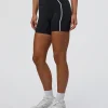 Liberate Contrast High-Rise 6" Short Pockets - Black-White
