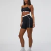 Liberate Contrast High-Rise 6" Short Pockets - Black-White