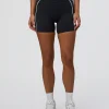 Liberate Contrast High-Rise 6" Short Pockets - Black-White