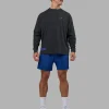 Cali FLXCotton Oversized Long Sleeve Tee - Black Washed