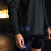 Cali FLXCotton Oversized Long Sleeve Tee - Black Washed
