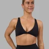Impulse Reversible Sports Bra - Black