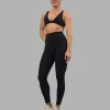 Impulse Reversible Sports Bra - Black