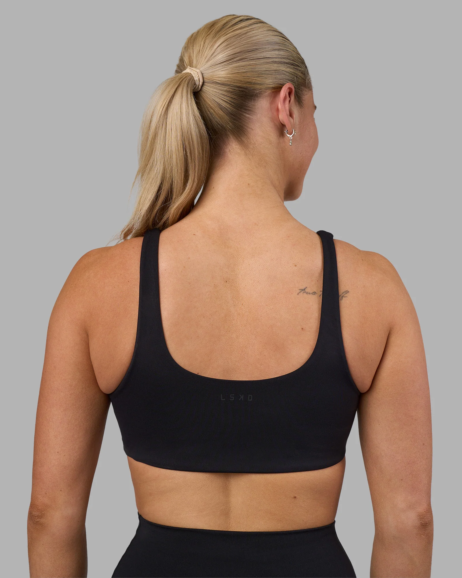 Impulse Reversible Sports Bra - Black