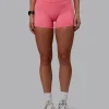 Fusion Ultra High-Rise 4" Short Pockets - Pink Lemonade