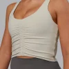6439-liberty-ruched-tank-shale-beige-6.webp Liberty Ruched Tank - Shale Beige