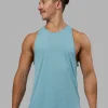 Pace Running Tank - Retro Blue