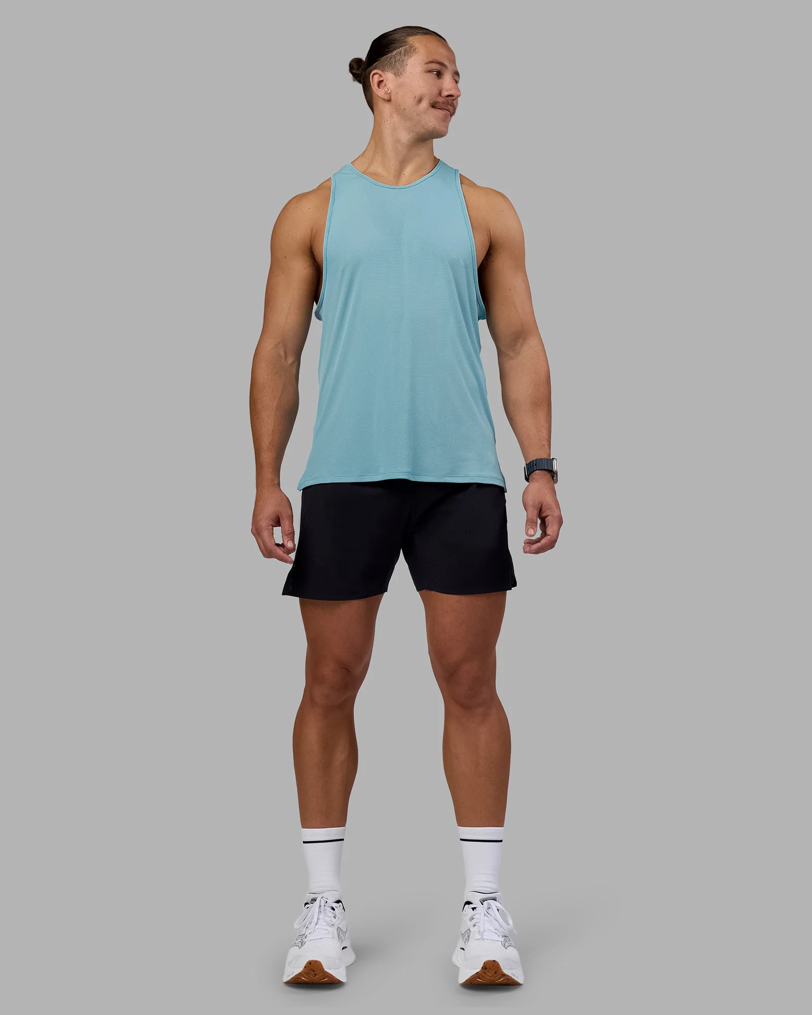 Pace Running Tank - Retro Blue