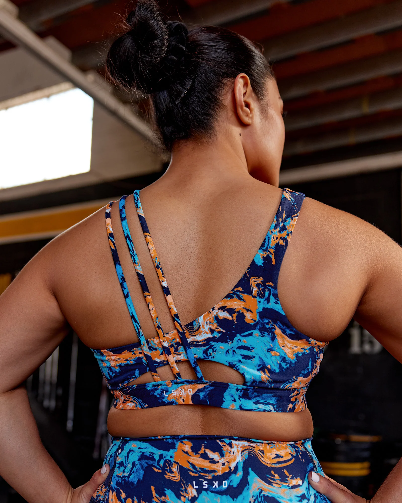 Galvanise Sports Bra 2.0 - React Print