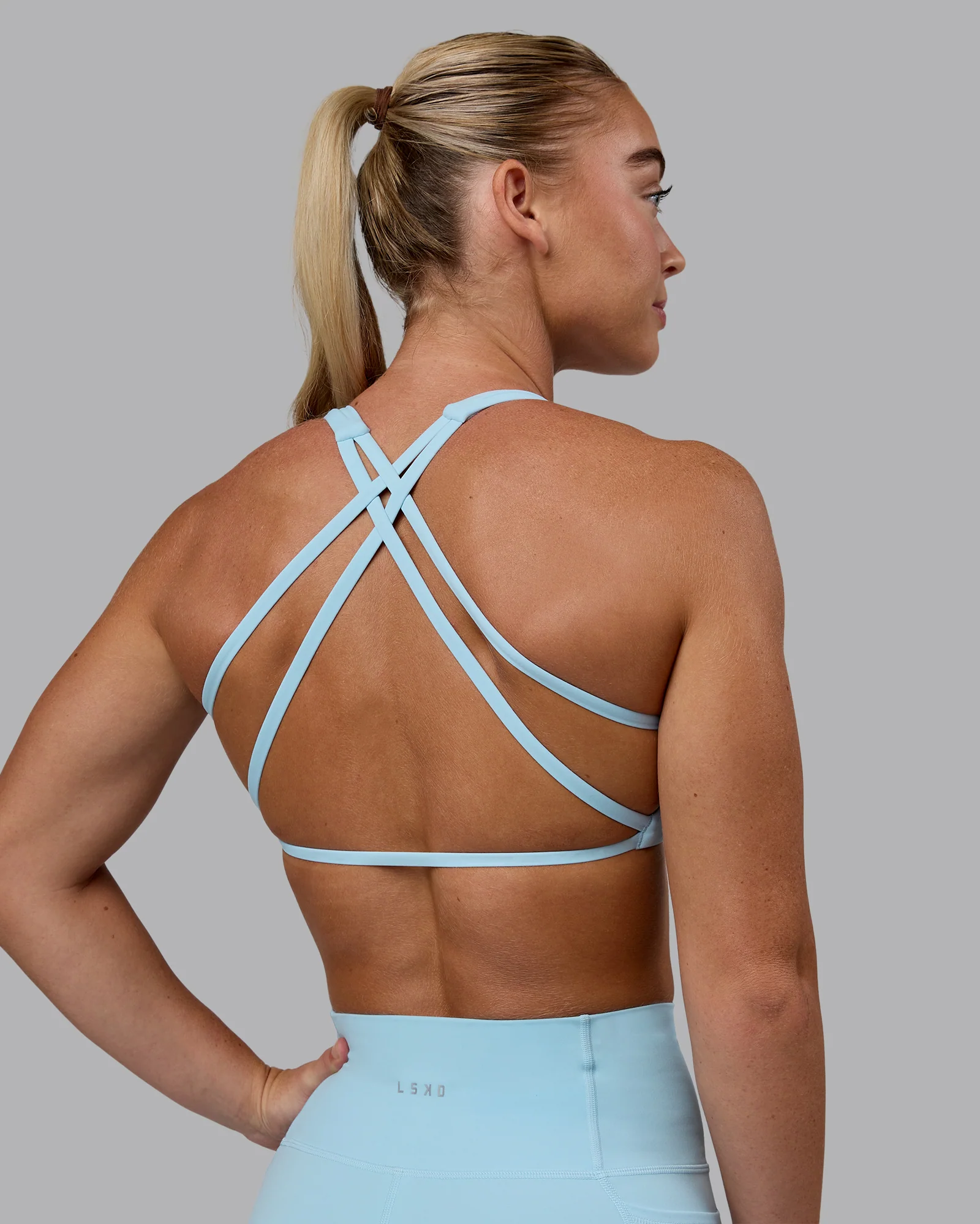 Aspire Sports Bra - Glacial Blue