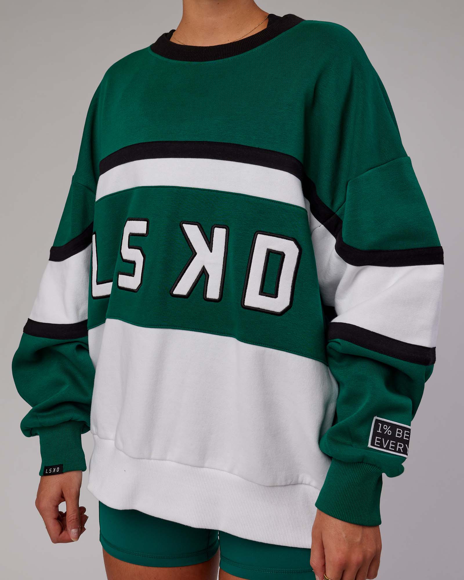 6536-primetime-sweater-oversize-malachite-white-7.jpg PrimeTime Sweater Oversize - Malachite-White
