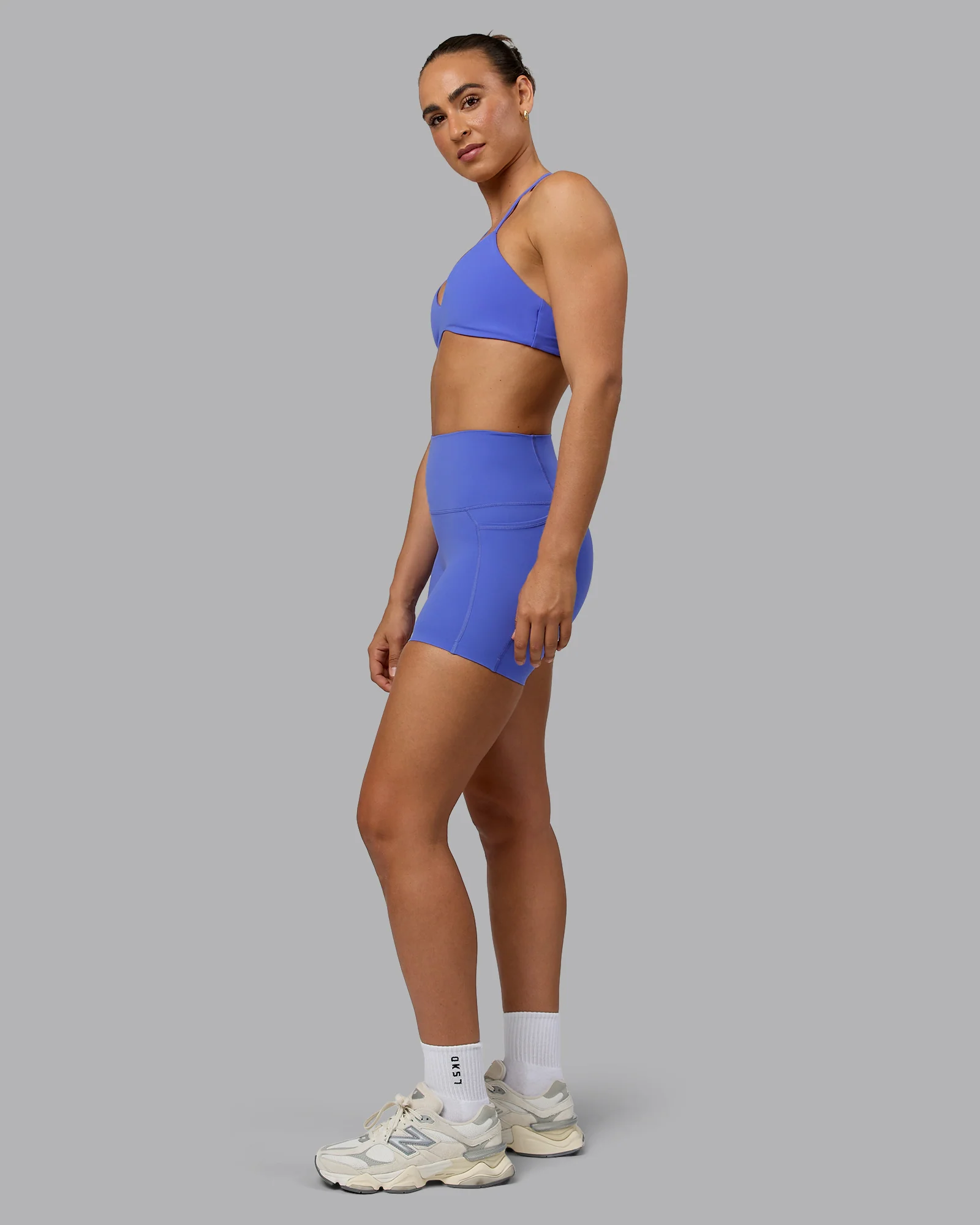 Elixir Ultra High-Rise 4" Short Pockets - Baja Blue