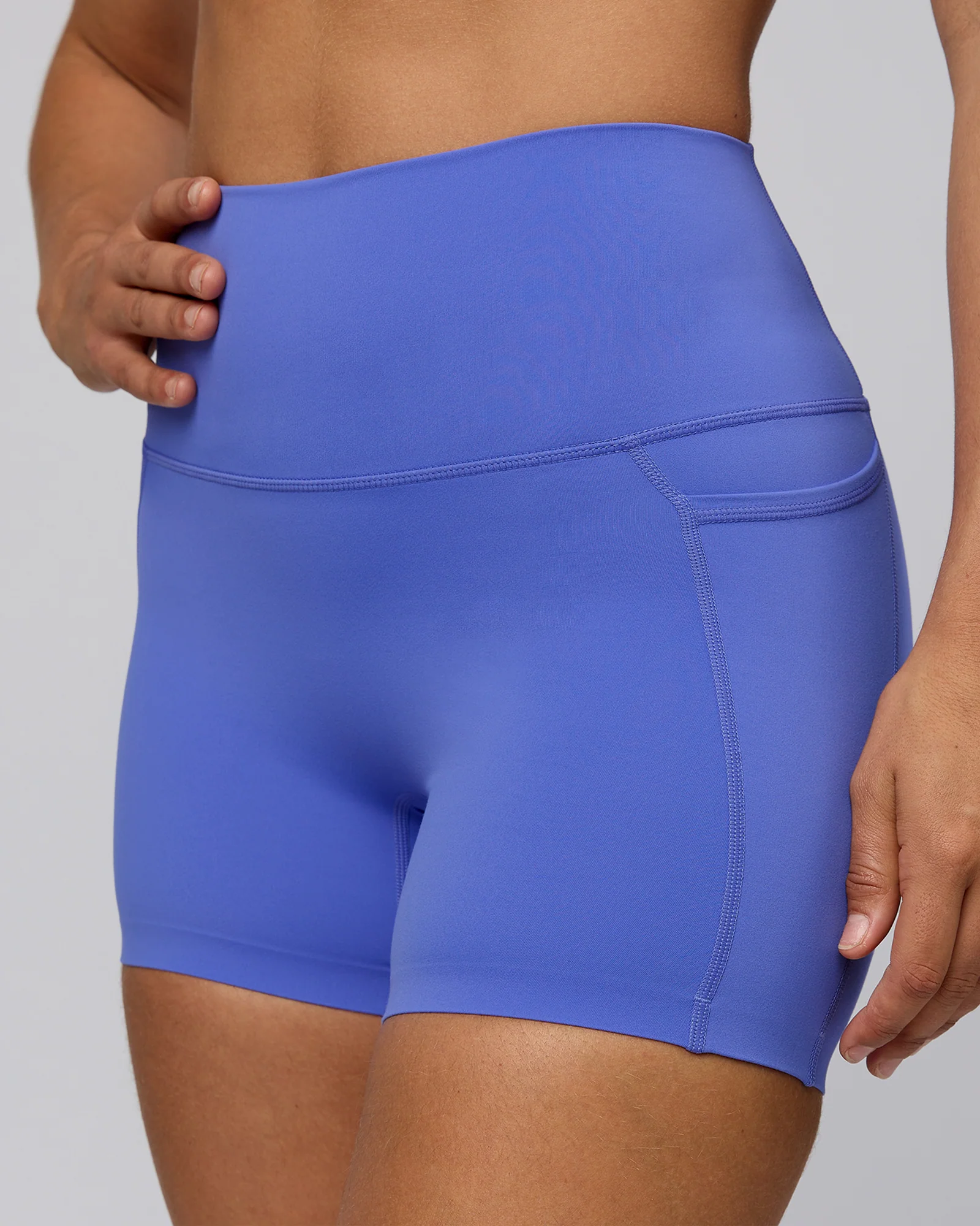 Elixir Ultra High-Rise 4" Short Pockets - Baja Blue