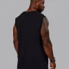 Rover FLXCotton Tank - Black-White