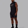Rover FLXCotton Tank - Black-White