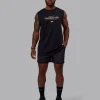 Rover FLXCotton Tank - Black-White