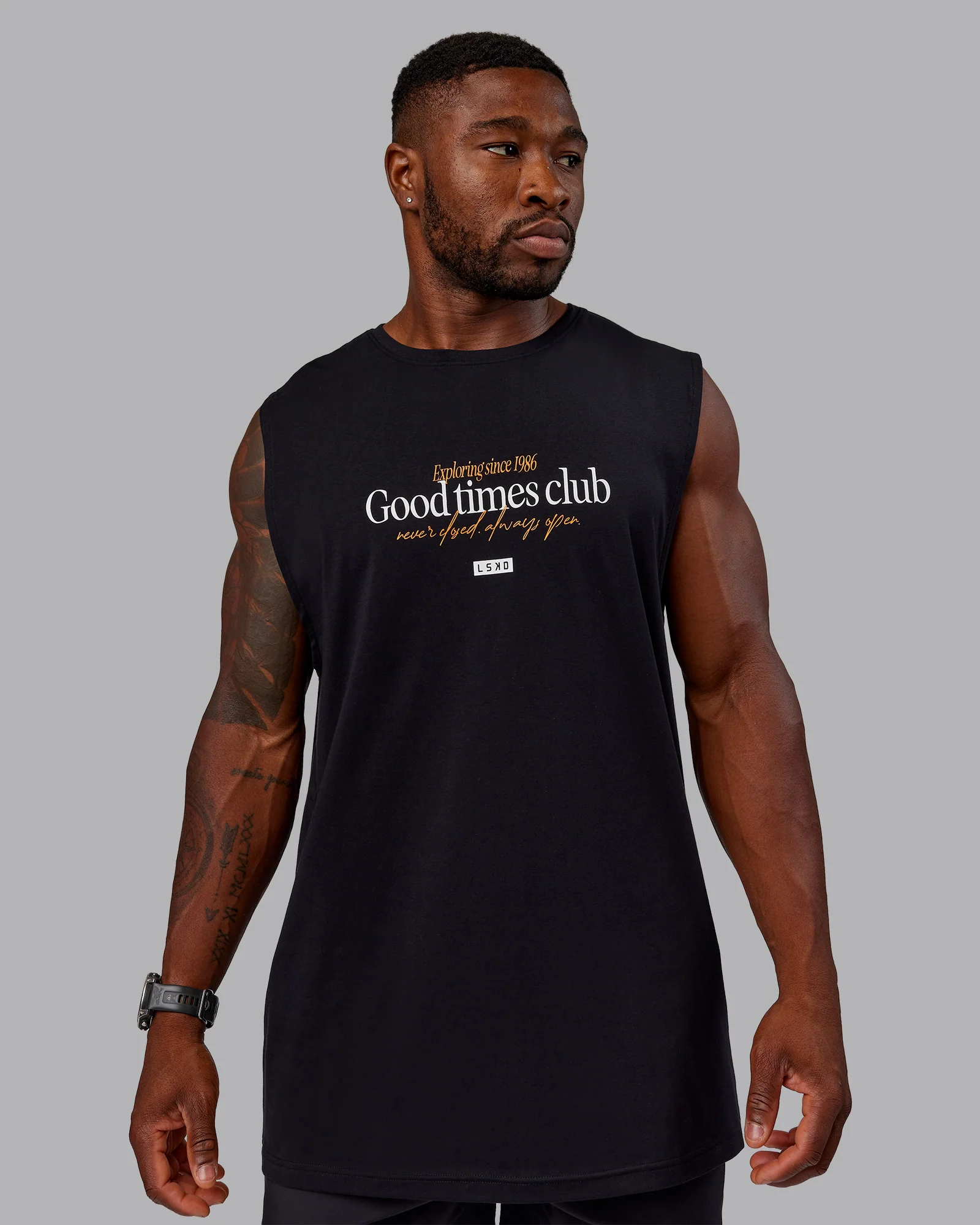 6564-black-white-xs-black-white-xs-variation-1.webp Rover FLXCotton Tank - Black-White