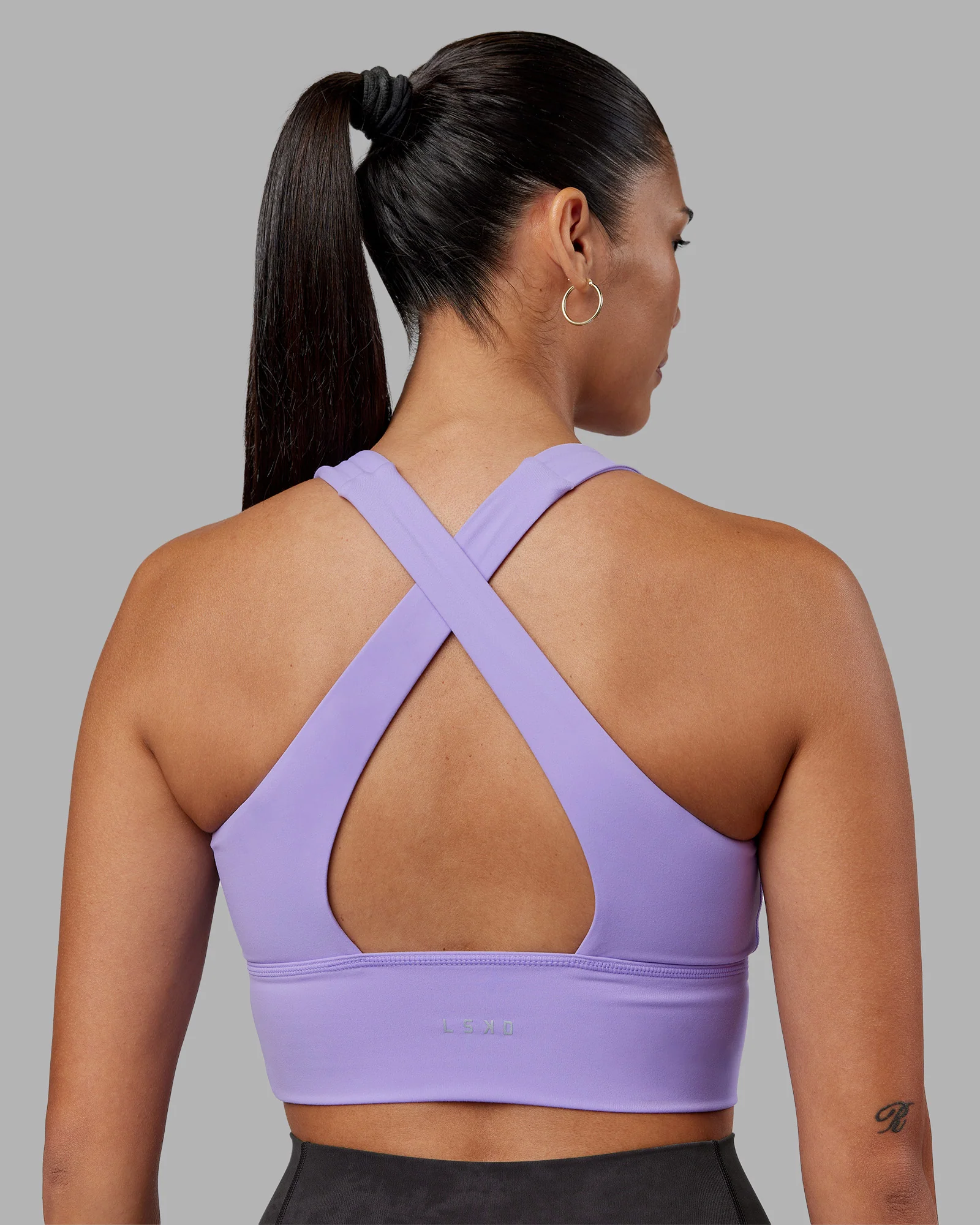 6589-evoke-longline-sports-bra-violet-ray-1.webp Evoke Longline Sports Bra - Violet Ray