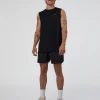 Lifting Club FLXCotton Tank - Black-Ultra Fuchsia