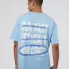 Coffee Run FLXCotton Oversized Tee - Open Air-White