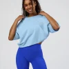 Coffee Run FLXCotton Oversized Tee - Open Air-White