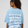 Coffee Run FLXCotton Oversized Tee - Open Air-White
